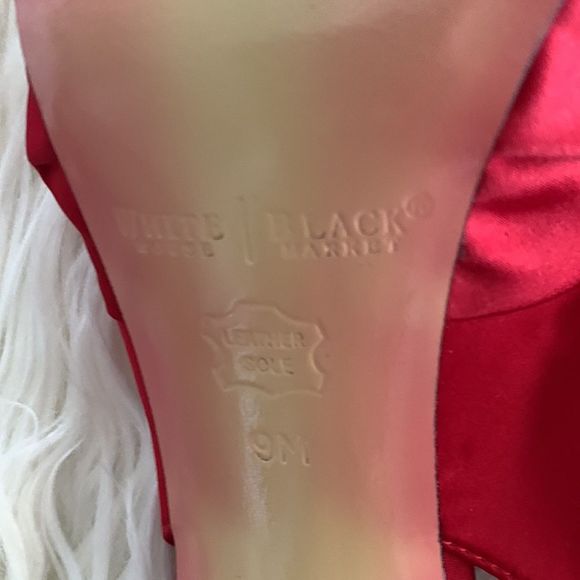 NEW WHBM Darling Red Peep-Toe Slingback - Picture 8 of 8